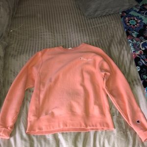 Champion | Salmon Pink | Reverse Weave Crewneck